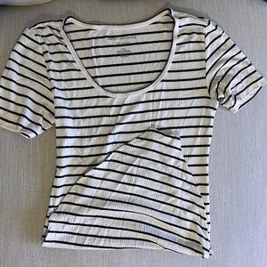 American Eagle Striped Bodysuit